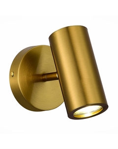 Светильник настенный (бра) SL1215.401.01 черный, латунь/латунь (1*5Вт, GU10) St luce