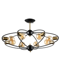 Светильник подвесной Glasgow A1963PL-8BK (8*40Вт, E27) Arte lamp