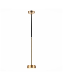 Светильник подвесной SL6000.303.01 латунь/латунь (1*7Вт, 3000К, LED) St luce