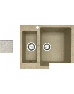 Кухонная мойка Duet R (темно-бежевый, без сифона) Белэворс