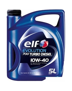 Моторное масло Evolution 700 Turbo Diesel 10W-40 5л Elf