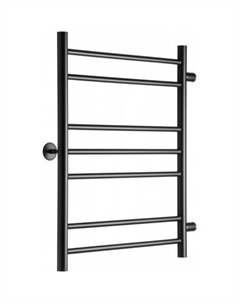 Полотенцесушитель Свирель V 500x700/7 1" (Ral 9005, боковое подключение) Ростела