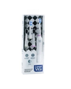 LONGA VITA Зубная щетка электрическая белая SoClean Longa vita