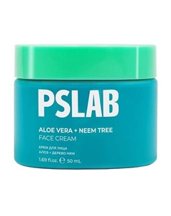 Крем для лица с комплексом алоэ + дерево ним Aloe Vera + Neem Tree Face Cream Ps.lab