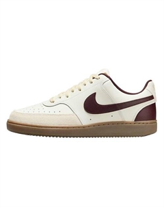 Кроссовки Court Vision Anti-Slip Wear-Resistant Low-Top Skateboard Shoes Mens Ecru Nike