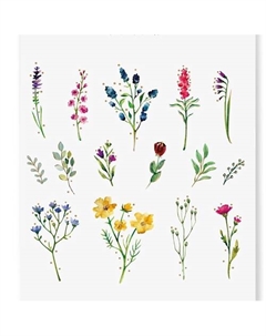 Переводная Временная Татуировка Набор Цветы Print factory