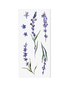 Временная переводная татуировка Лаванда Print factory