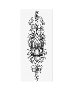 Временная переводная татуировка Лотос Print factory