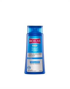 Шампунь для мужчин против перхоти с ментолом и яблочным уксусом For Men 360 Bioblas