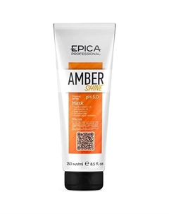 Маска для восстановления и питания Amber Shine Organic 250 Epica professional