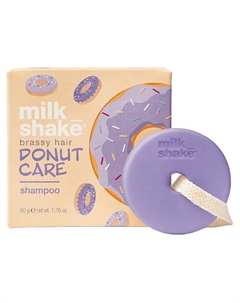 Твердый шампунь для светлых волос Silver Shine Donut Care 50 Milk shake