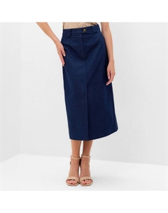 Юбка миди женская :Jeans Collection, синяя, размер 50 Minaku