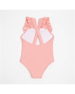 Купальник слитный детский, пудровый, рост 128-134 см Minaku