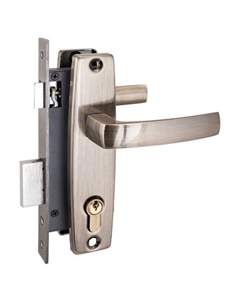 Замок врезной 1330/60-АВ, с ручкой, цвет бронза, м/о 80 мм Apecs