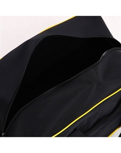 Сумка дорожная на колёсах, длинный ремень, цвет чёрный Lucky mark