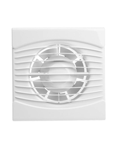 Вентилятор вытяжной «» Комета 100, d=100 мм, 14 Вт, 34 дБ, 93 м3/ч, белый Рвс