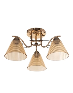 Люстра «Кольцо» 3×40 Вт Е27 золото 48×48×24 см Bayerlux