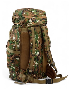 Рюкзак тактический туристический Adventure, 70 л, с карманами, расцветка пиксели, зелёный Мастер к