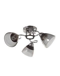 Люстра «Дождь» 3×40 Вт Е27 хром 48×48×24 см Bayerlux