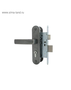 Замок врезной Димитровград «Зенит» ЗВ4-3.05, м/о 55 мм, с/руч, серебро Зенит химмаш