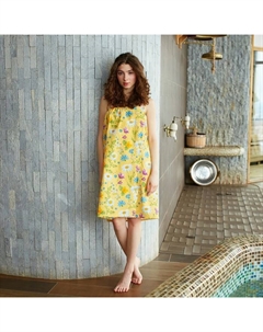 Полотенце для бани «Русское поле» женское парео, 80×150 см, хлопок, вафельное полотно Этель