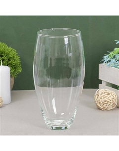 Ваза «Тициано», 1.06 л, d=9 см, h=20 см, стекло, прозрачная Evis