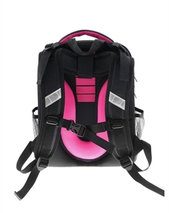 Рюкзак каркасный, школьный, 38×30×16 см, эргономичная спинка «Неоновый медведь» Stavia