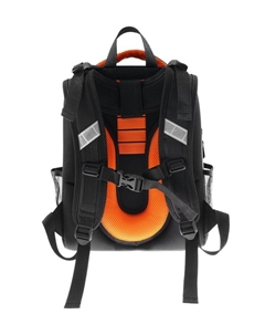 Рюкзак каркасный, школьный, 38×30×16 см, эргономичная спинка, «Оранжевая машина» Stavia