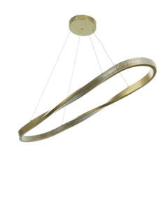 Люстра Ella 88 Вт LED 3000-6000К медь 100×35×120 см Bayerlux