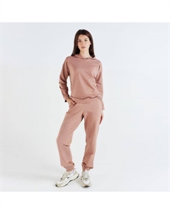 Костюм женский (худи, брюки) : Casual Collection цвет бежевый, размер 44 Minaku