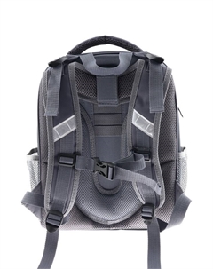 Рюкзак каркасный, школьный, 38×30×16 см, эргономичная спинка, «Машина с желтой полосой» Stavia