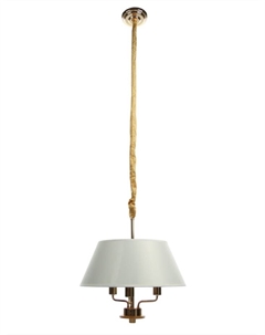 Люстра «Ребекка» 3×40 Вт Е27 белый/золото 45×45×46(+100)см Bayerlux