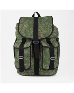 Рюкзак туристический, 55 л, отдел на шнурке, 4 наружных кармана, «», цвет хаки Зфтс