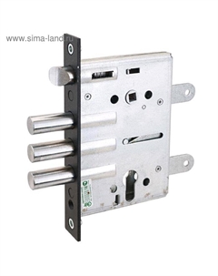 Замок врезной тяж. «» ЗВк-7РМ-006 вкладной, торц. зщ, б/о, без ЦМ, м/о 85 мм Крит