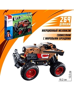 Конструктор внедорожник «Бигфут», инерция, 269 деталей Sluban