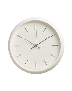 Часы настенные интерьерные «Классика», d=30 см, белые Рубин