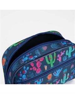 Косметичка дорожная на молнии, наружный карман, цвет синий Бако текстиль