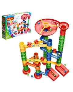 Конструктор «Весёлые горки» 56 элементов Bauer