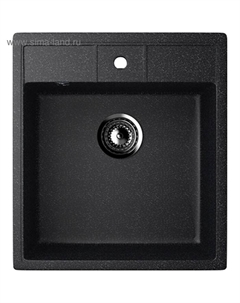 Мойка кухонная Ulgran U406-308, 500×445 мм, чёрная