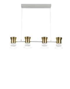 Светильник «Авион» LED 40 Вт 4000К бело-золотой 90×11×12-212 см Bayerlux