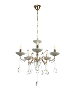 Люстра «Изабелла» 5хЕ14 40 Вт золото 58×58×95 см Bayerlux