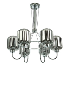 Люстра «Лестер» 6×40 Вт Е27 серебро 55×55×95 см Bayerlux