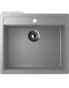 Мойка кухонная Ulgran U104-342, 560×495 мм, графит