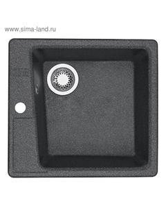 Мойка для кухни из литого мрамора AQUATON Парма квадратная графит 1A713032PM210 Aquaton