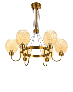 Люстра «Десфорд» 6×40 Вт Е27 золото 63×63×96 см Bayerlux