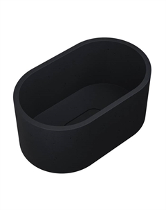 Раковина накладная Uperwood Venice, 56×34 см, овальная, черный