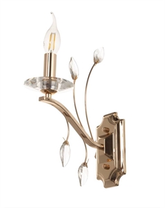 Бра «Валенсия» 1хЕ14 40 Вт золото Bayerlux