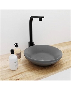 Раковина Uperwood Sfera, накладная, 40 см, круглая, графит