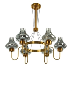 Люстра «Лука» 6×40 Вт Е27 золото 67×67×103 см Bayerlux