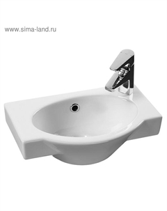 Раковина Santek «Форум-45» c правым отверстием под смеситель, без пьедестала